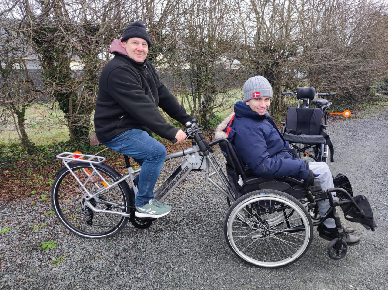 Nos actions - Tristan et son vélo